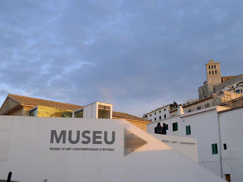 El Museu d'Art Contemporani, en Dalt Vila